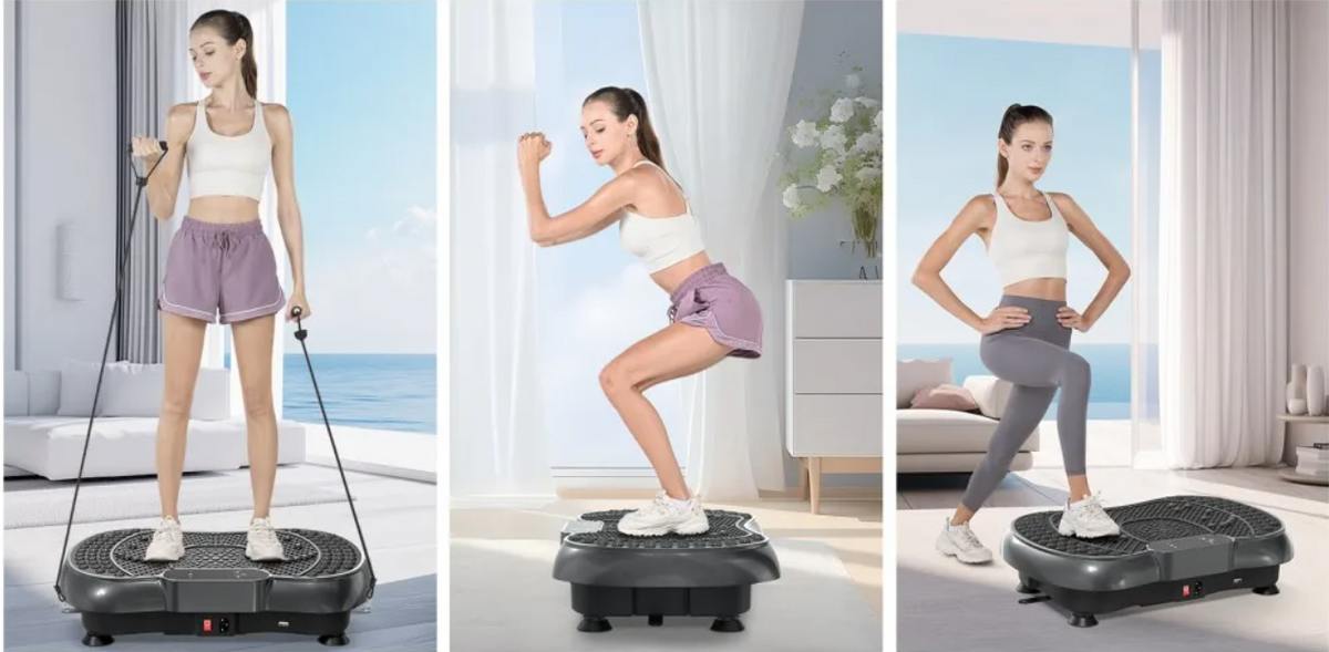 Trilplaat Fitness 99 Niveaus Vibratie Trainer