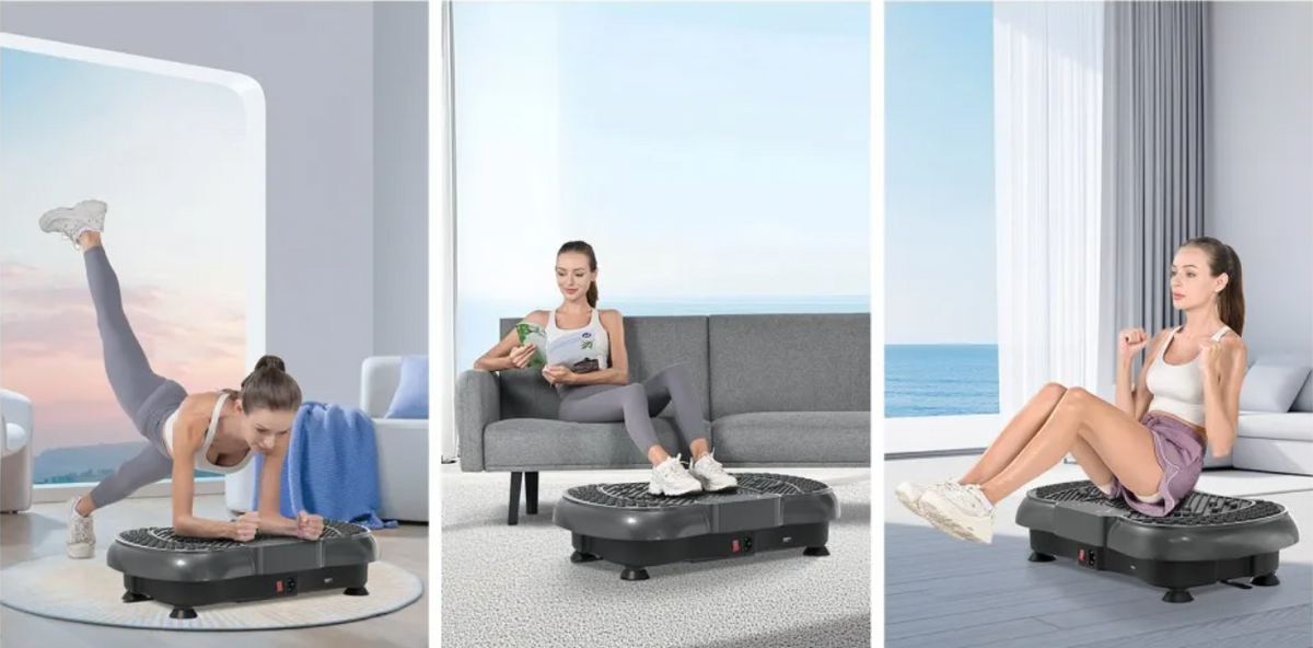 Trilplaat Fitness 99 Niveaus Vibratie Trainer