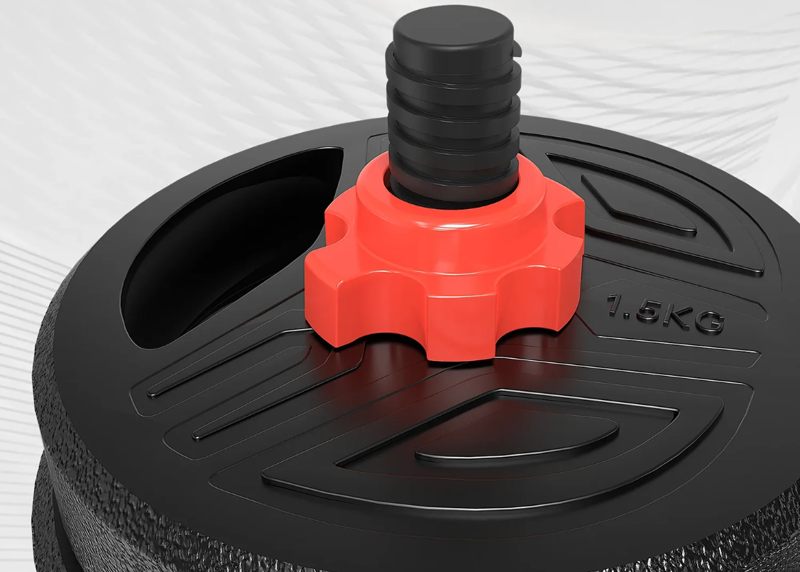 3-in-1 Verstelbare Dumbbell en Barbell Set 20 kg