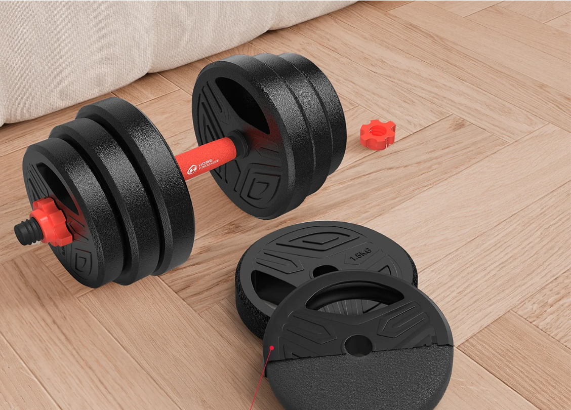 3-in-1 Verstelbare Dumbbell en Barbell Set 20 kg