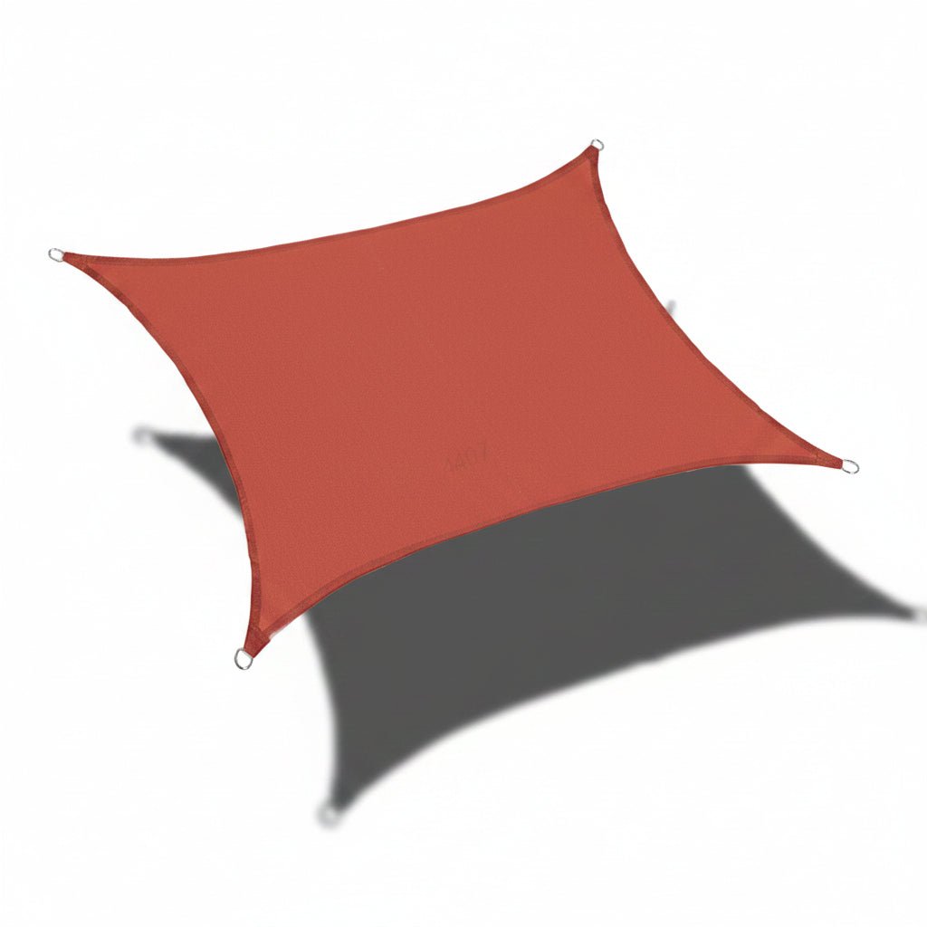 Rechthoekig schaduwdoek voor tuin en terras