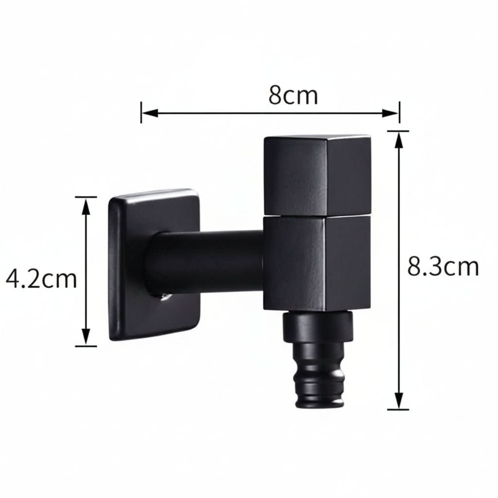 AQUAMOUNT wandgemonteerde waterkraan