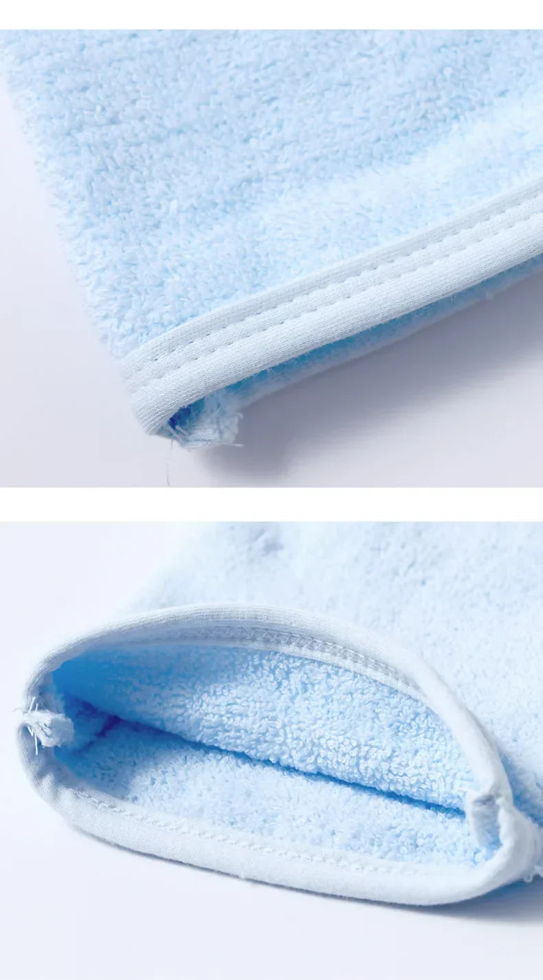 Zachte baby washhandschoen van katoen