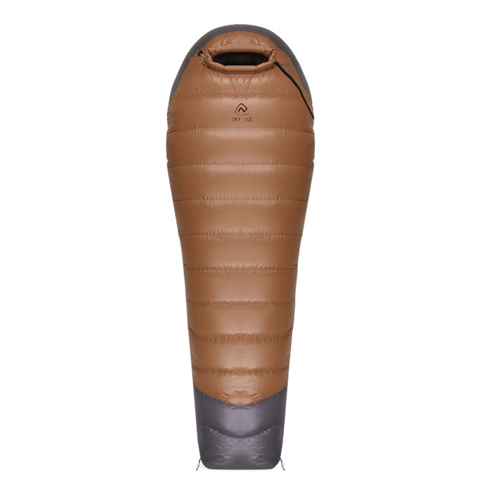 Ultralichte ganzendons mummie slaapzak