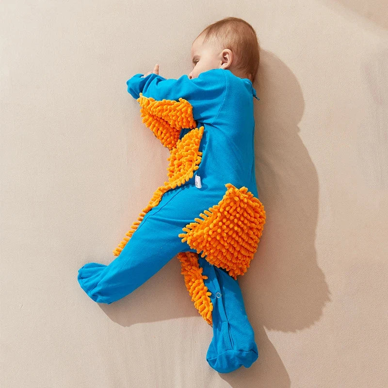 Baby dweil romper kruippakje