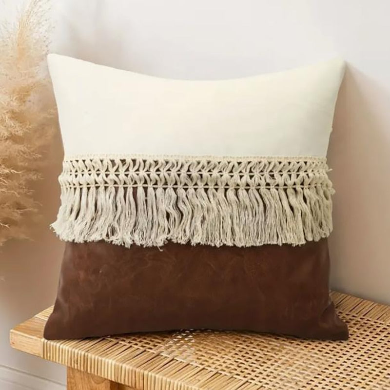 LumiTassel luxe boho kussenhoezen