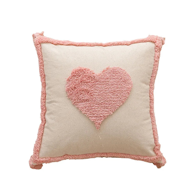 Sienna Geometrische Tufted Kussenhoes