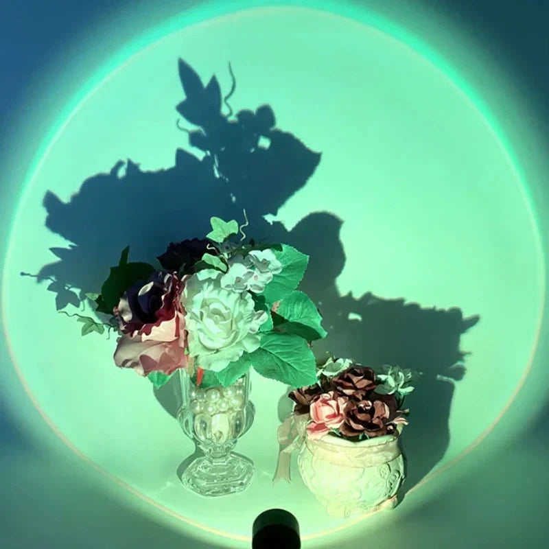 Sfeerlamp met lichtbundel en draaibare kop