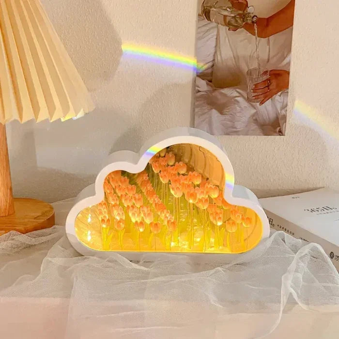 Tulpenboeket compacte nachtlamp