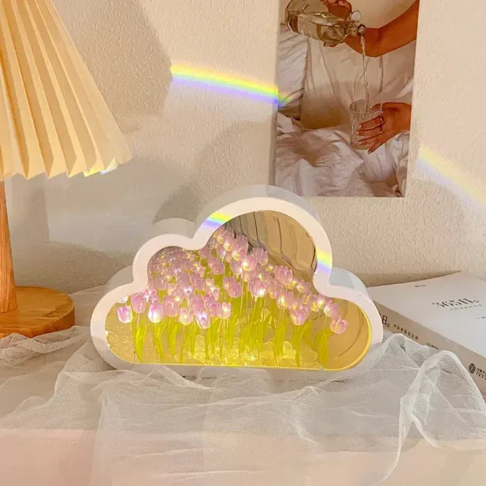 Tulpenboeket compacte nachtlamp