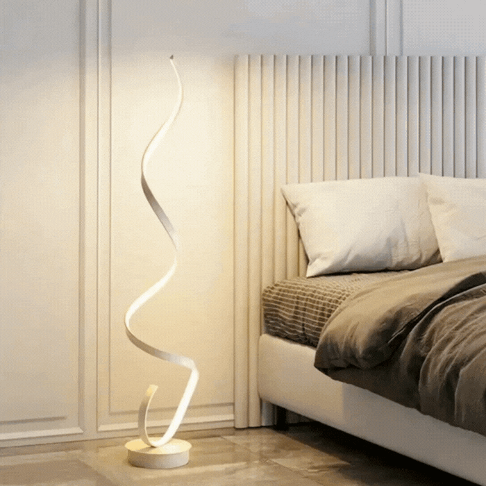 Spiraal Dimbare LED Staande Lamp