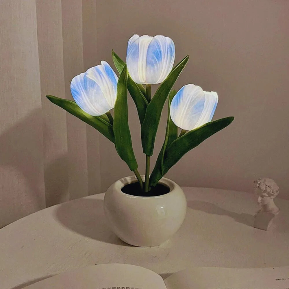 Tulpen Bloemlamp Met Warmwit Licht