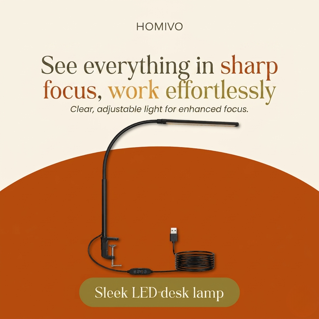 LED Bureaulamp met USB-aansluiting