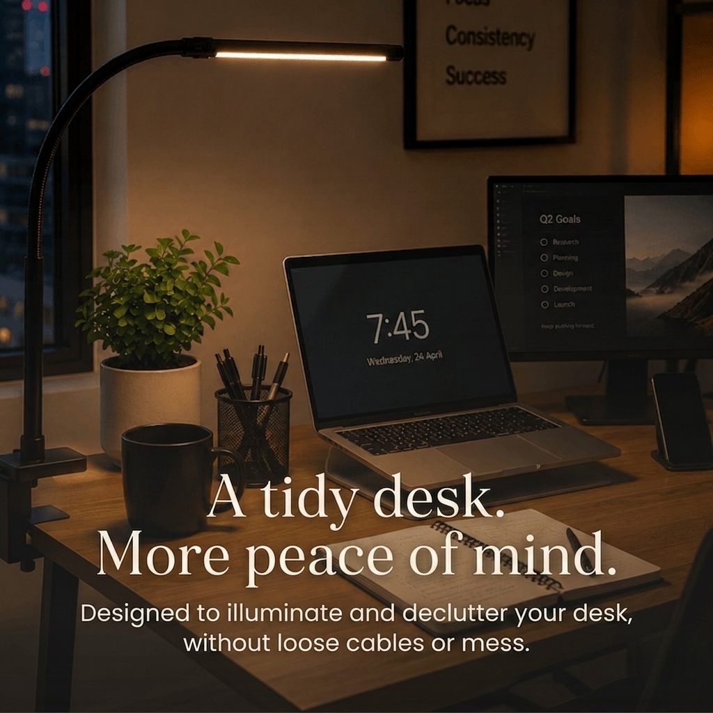 LED Bureaulamp met USB-aansluiting