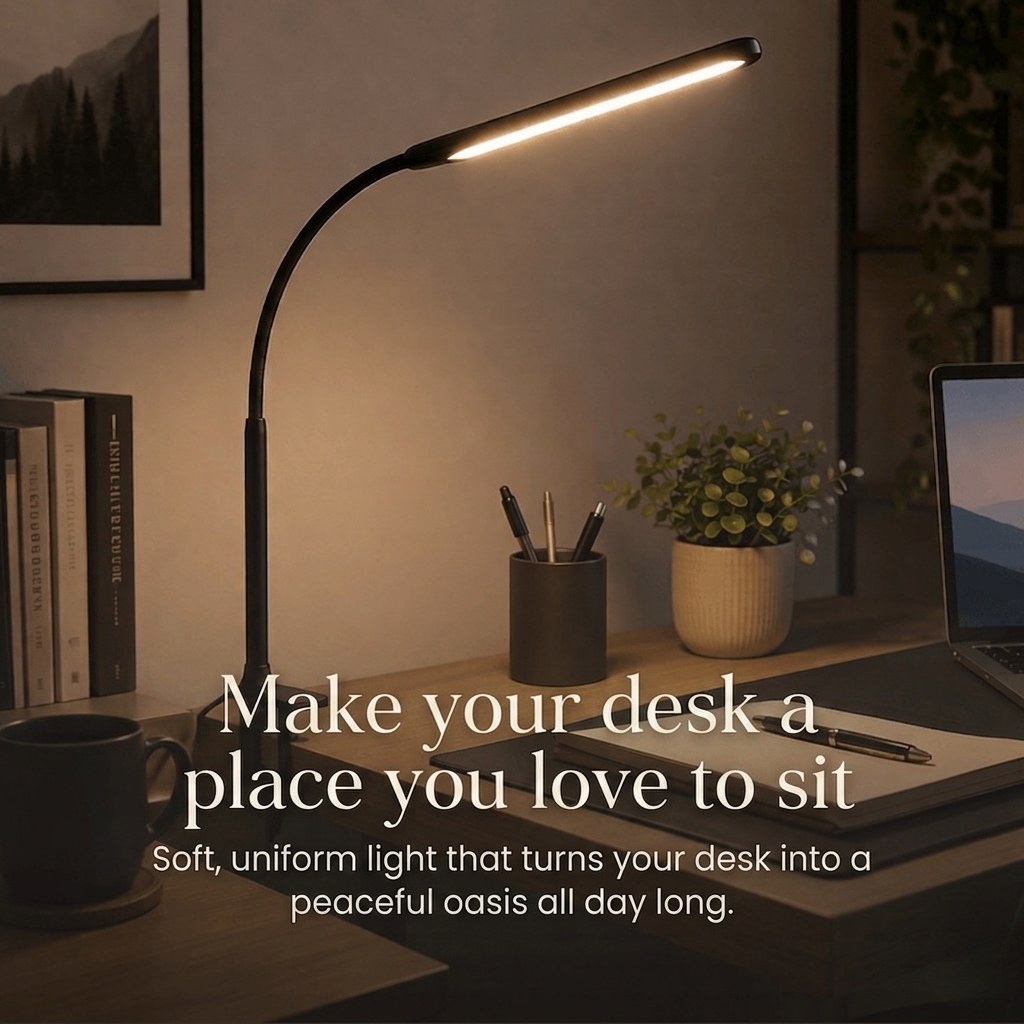 LED Bureaulamp met USB-aansluiting