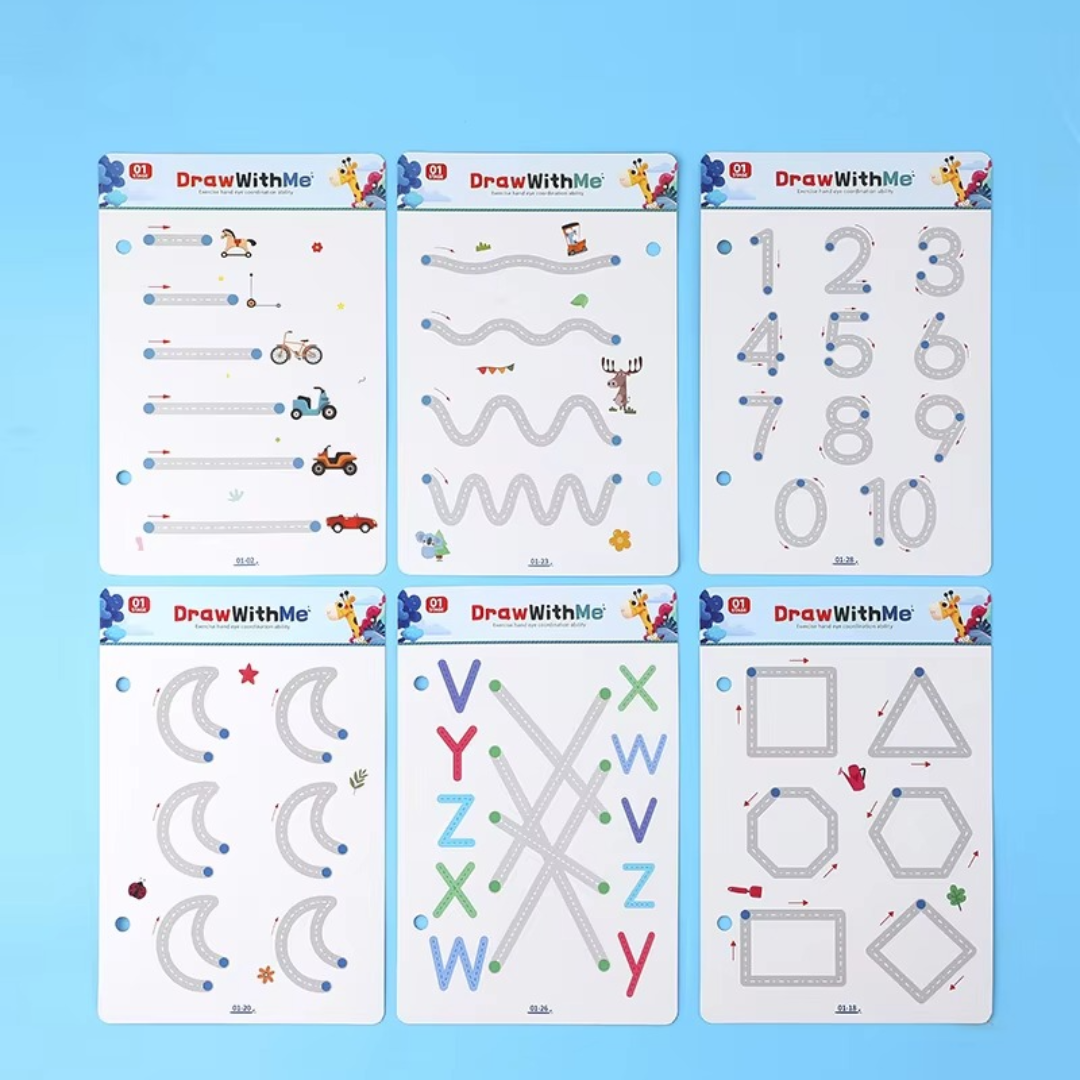 Herbruikbaar Pen-Oefenboek voor Kinderen