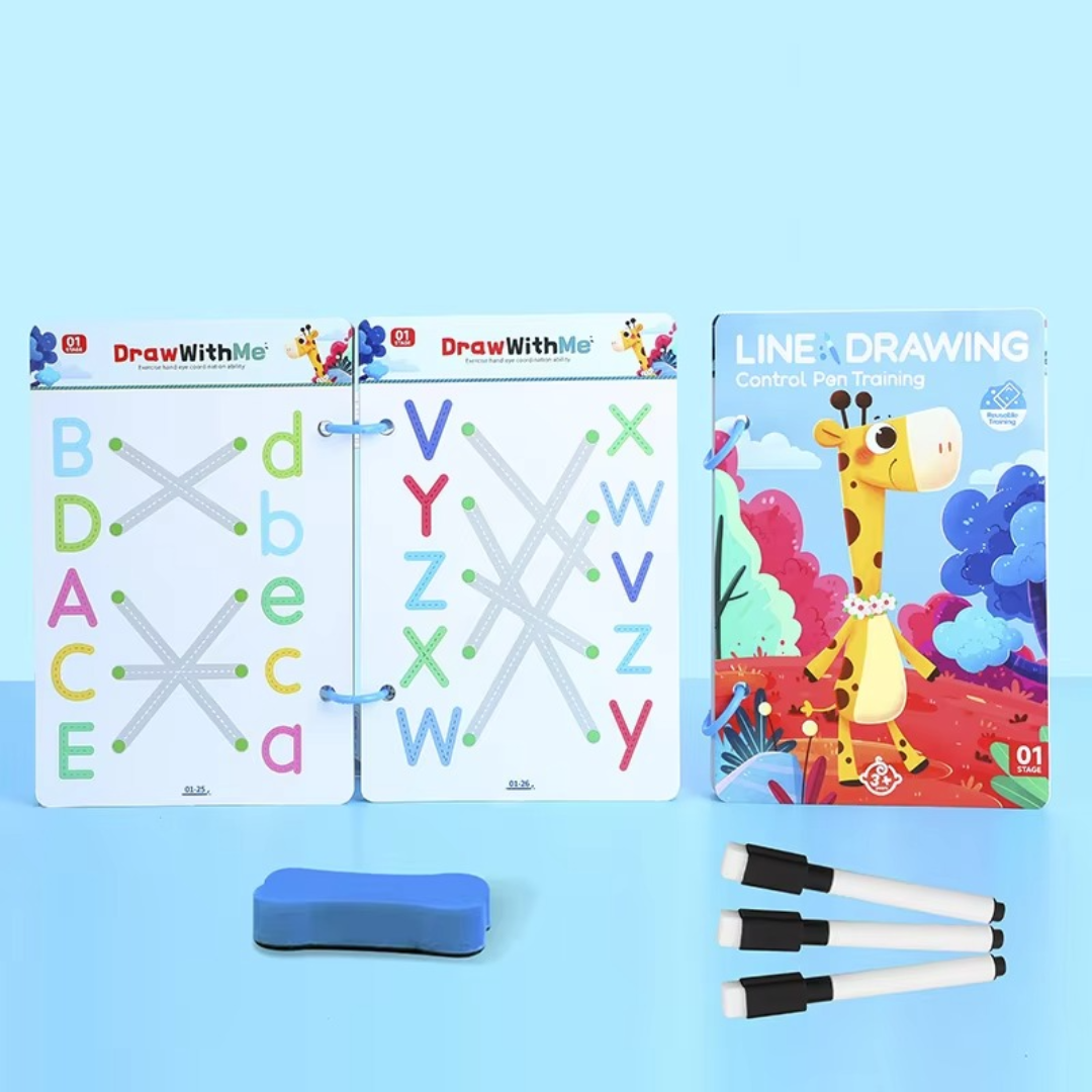 Herbruikbaar Pen-Oefenboek voor Kinderen