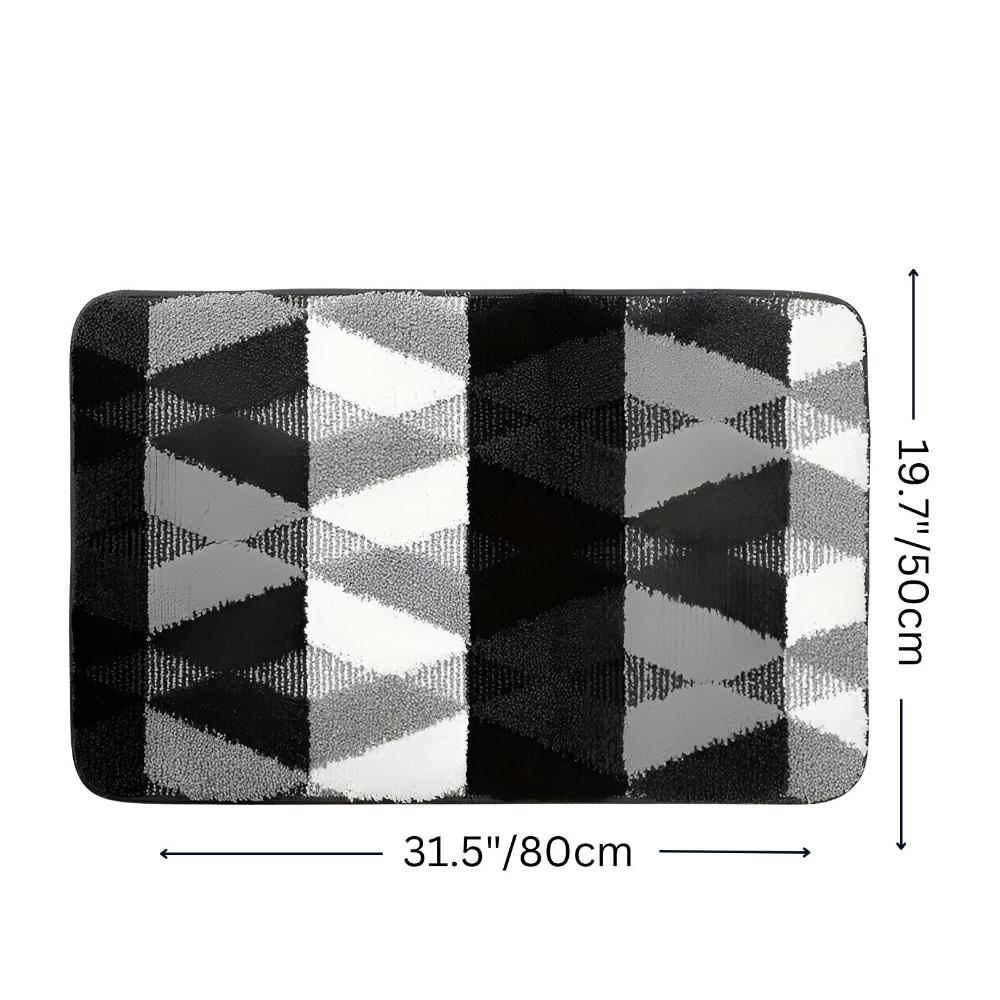 Zeno geometrisch microvezel vloerkleed