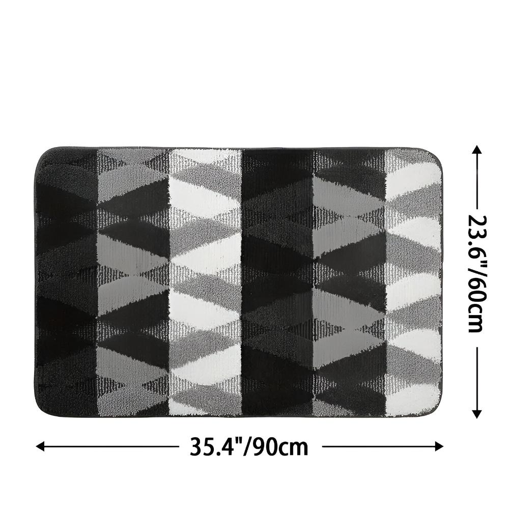 Zeno geometrisch microvezel vloerkleed
