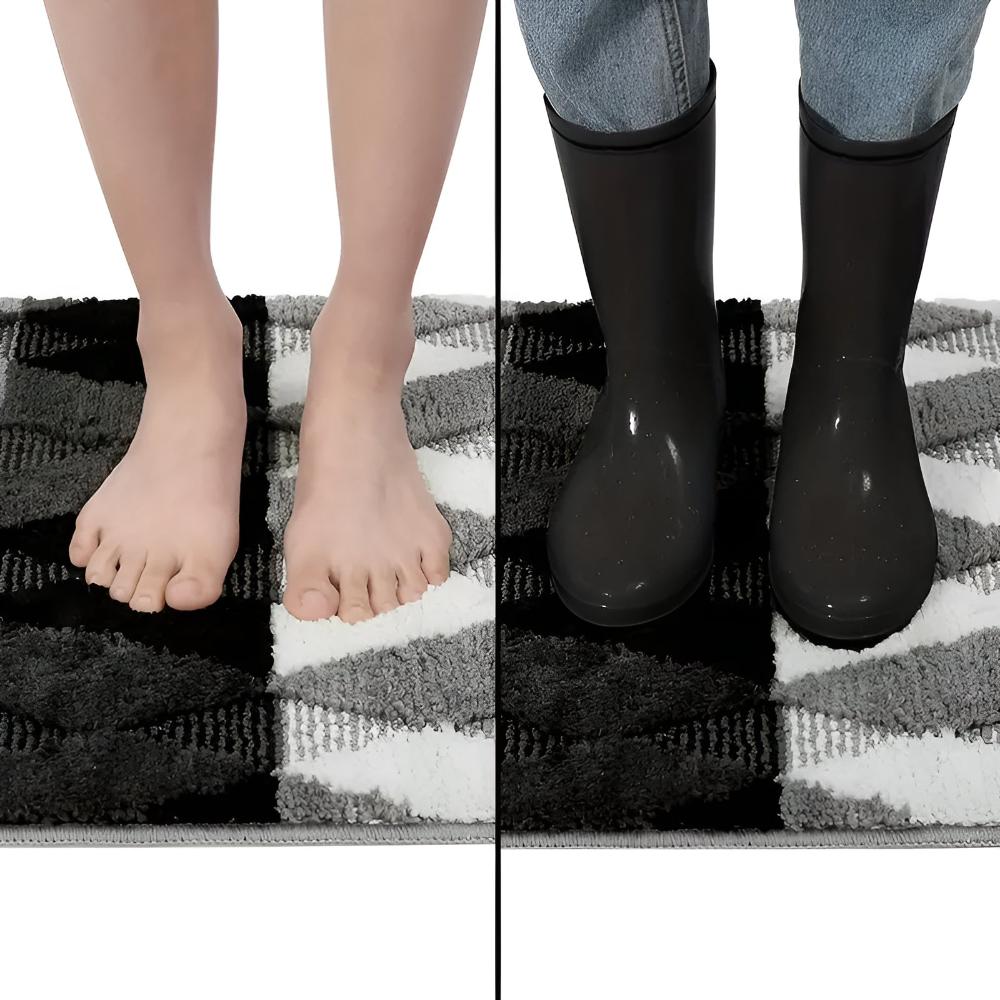 Zeno geometrisch microvezel vloerkleed