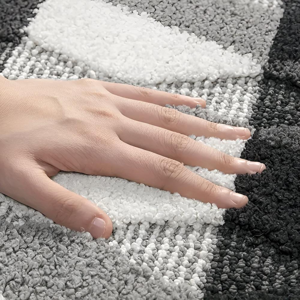 Zeno geometrisch microvezel vloerkleed