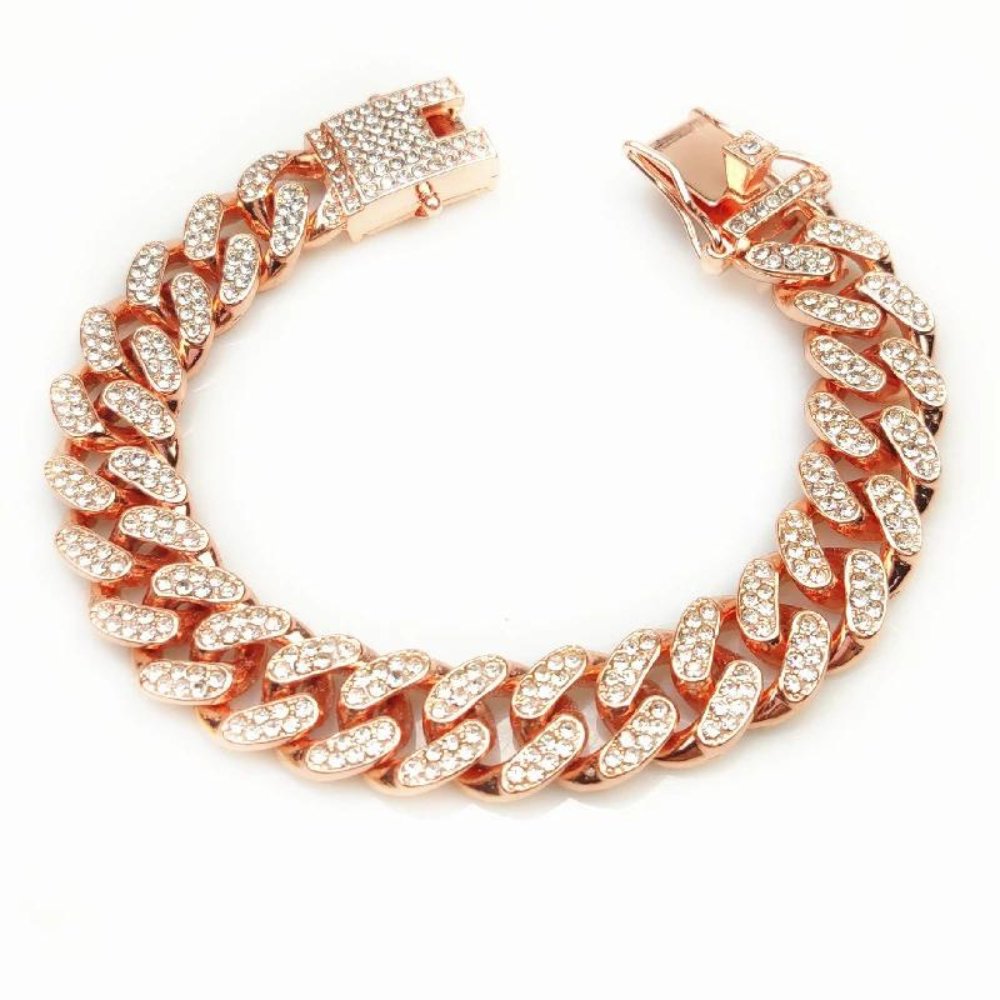 Luxe Cubaanse Schakelketting Halsband