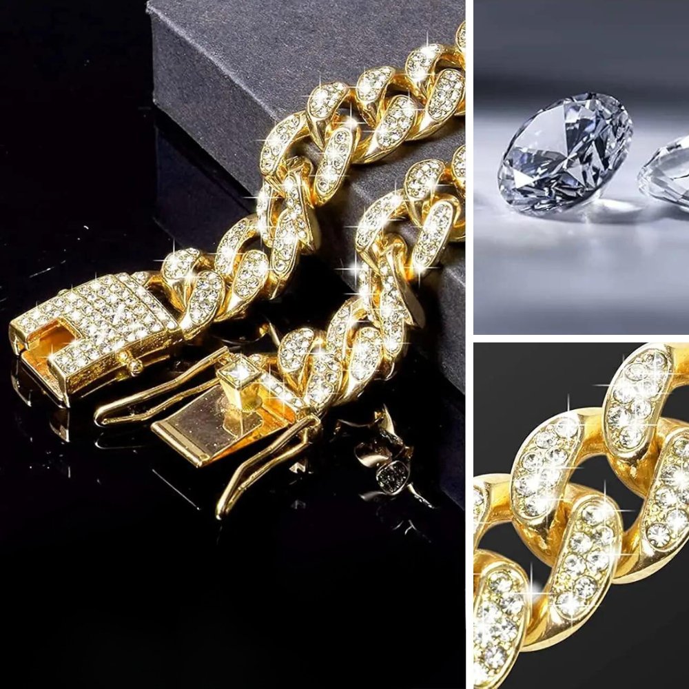 Luxe Cubaanse Schakelketting Halsband
