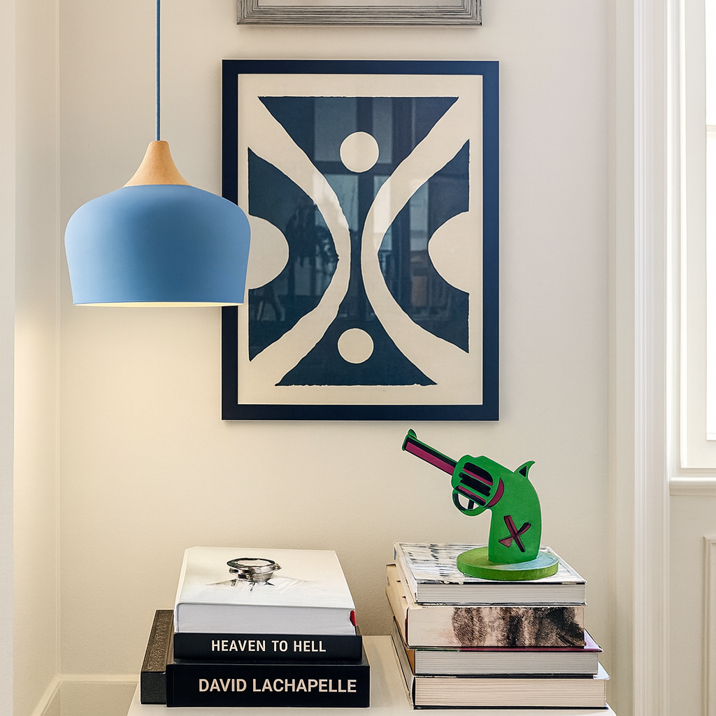 Pastel retro design hanglamp