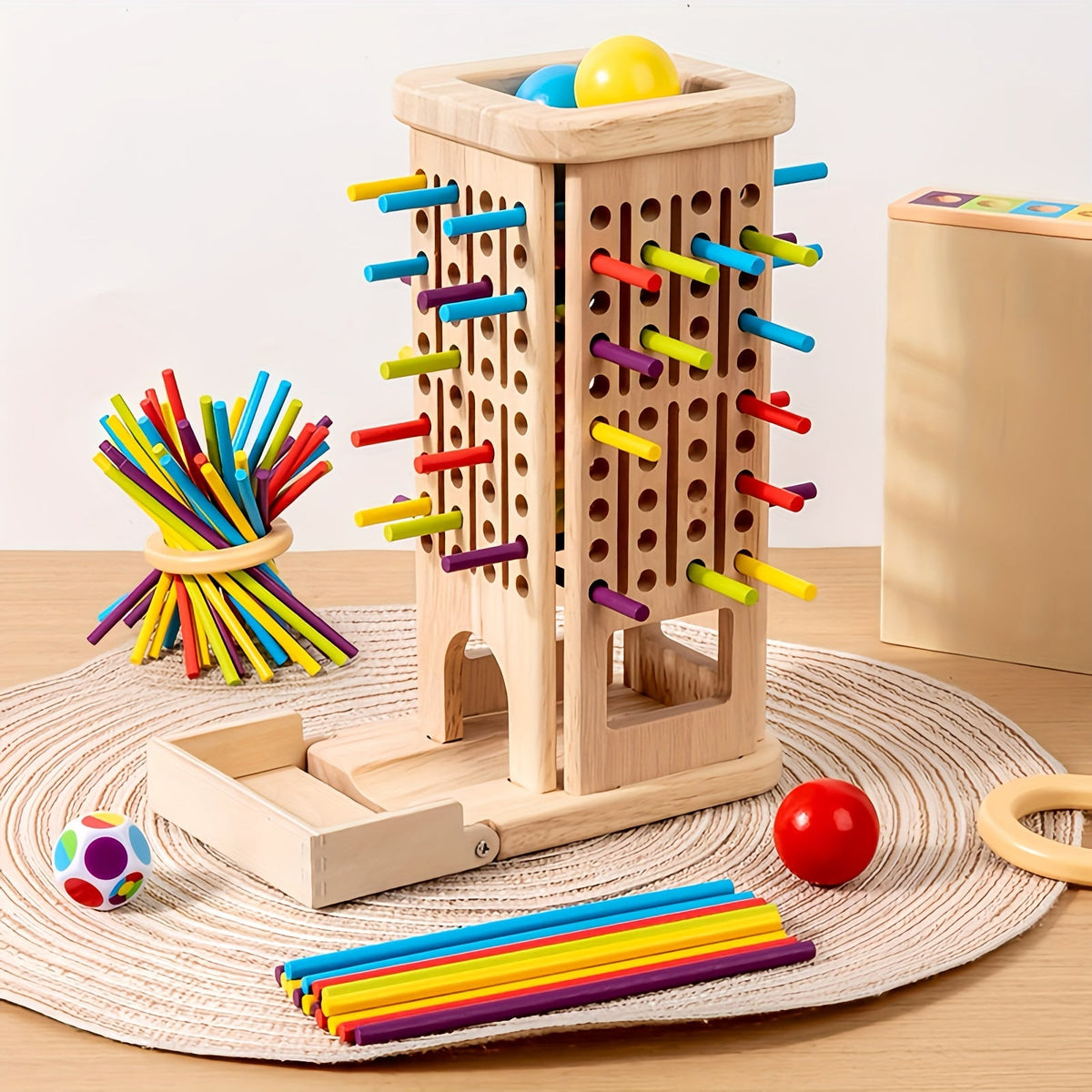 Montessori houten torenspel