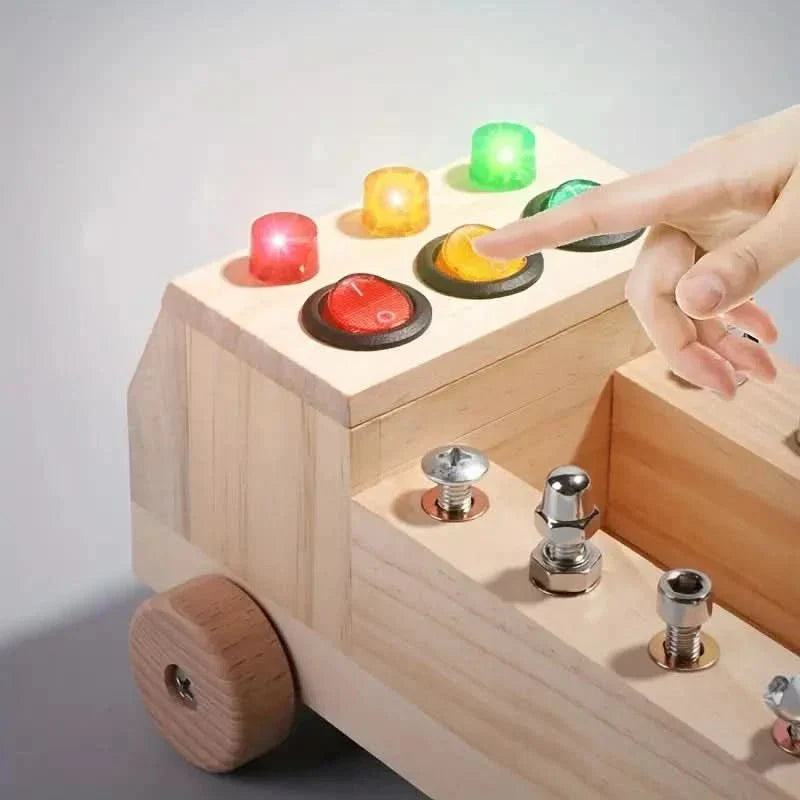 Montessori interactief houten speelbord