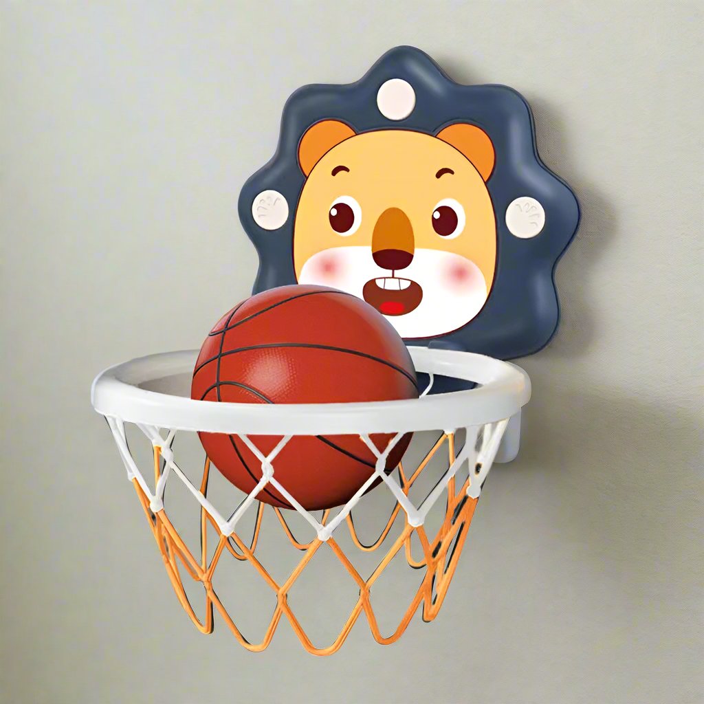Mini basketbalspel voor actieve kinderen