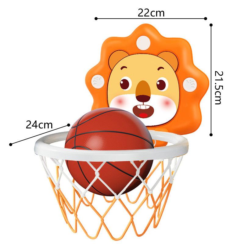 Mini basketbalspel voor actieve kinderen