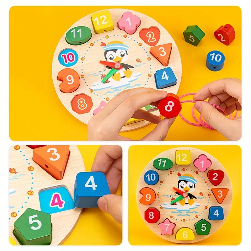 Montessori 5-in-1 houten speelset