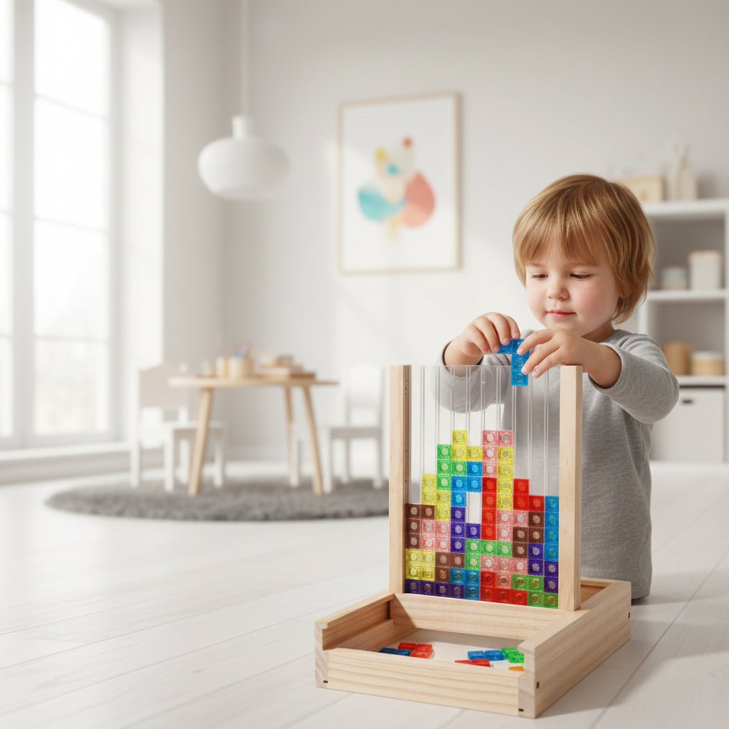 Duurzame Houten Tetris Puzzel