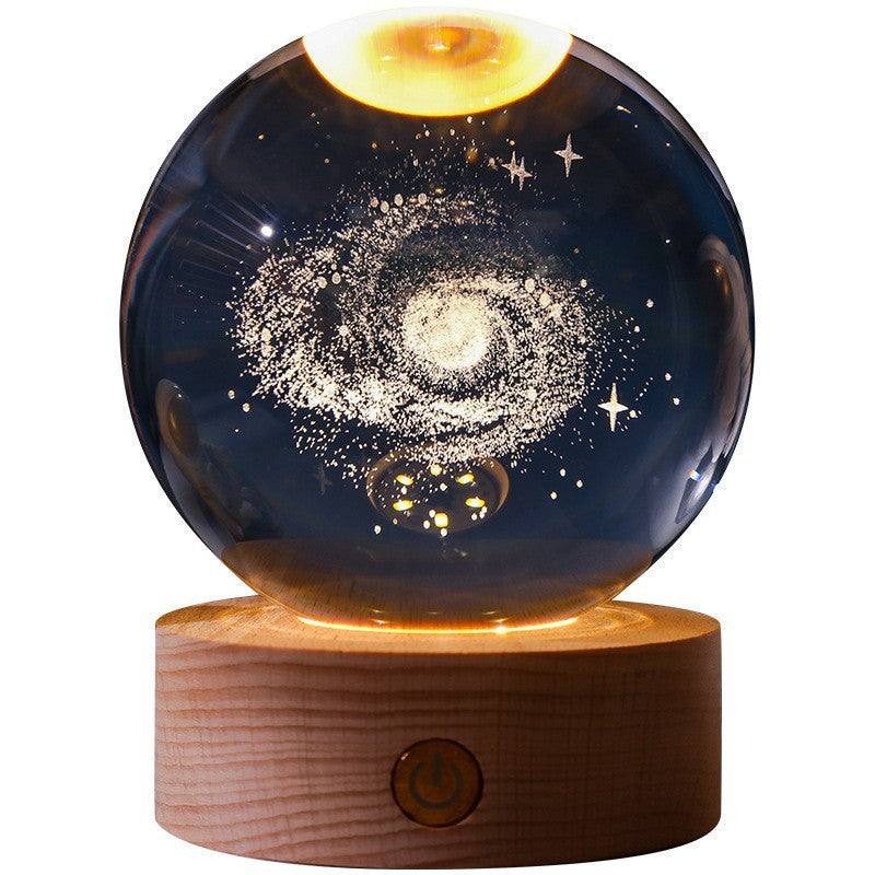 Kristallen Bol 3D Led-Nachtlamp