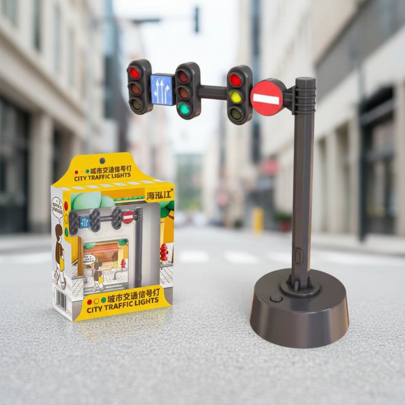 Educatieve Verkeerslicht En Voertuig Speelset