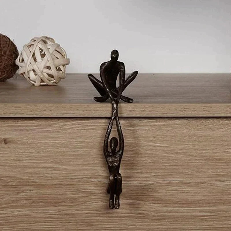 Abstract Koppel Sculptuur Kunstdecoratie