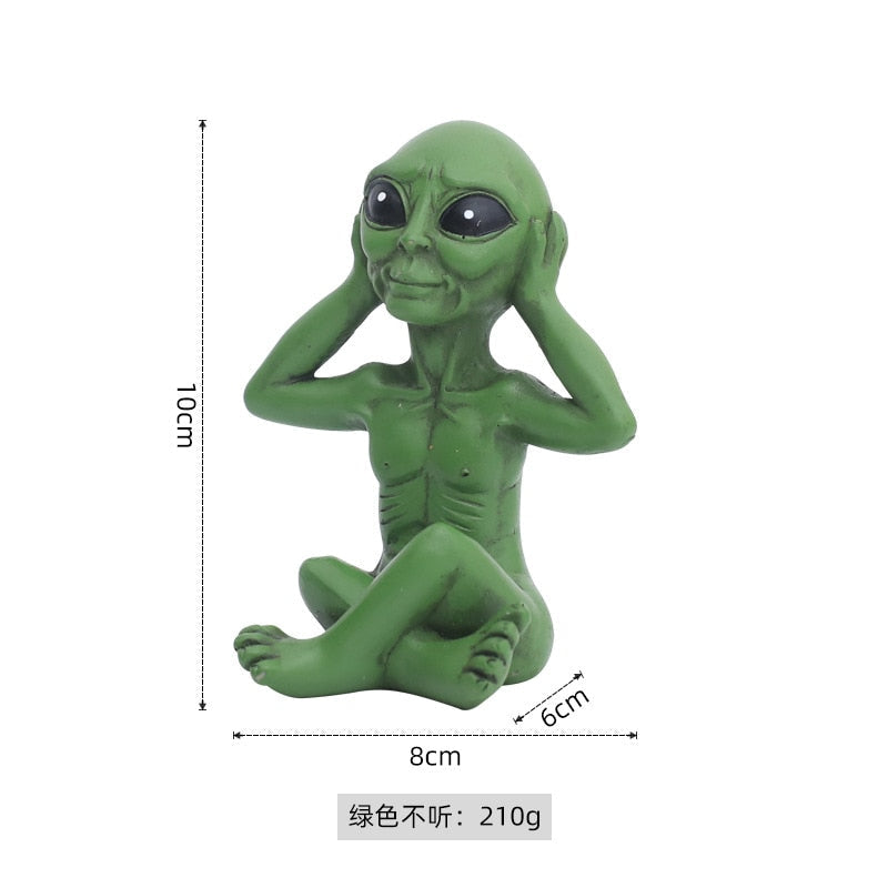 Alien Tuinbeeld van Hars