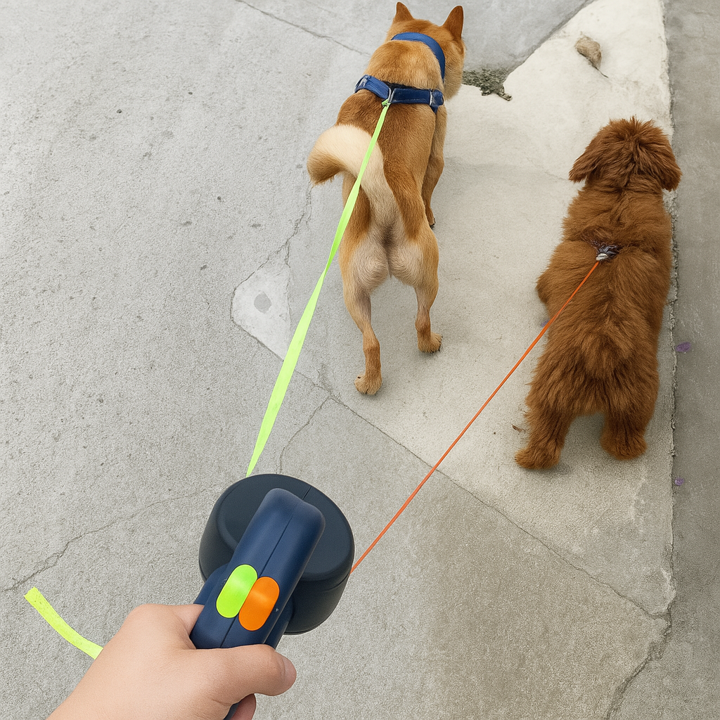 DuoWalk Dubbele Hondenriem