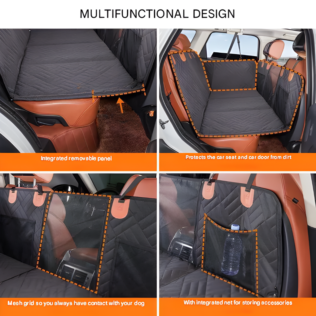 Hond Autostoel Verlengstuk met Gequilt Ontwerp