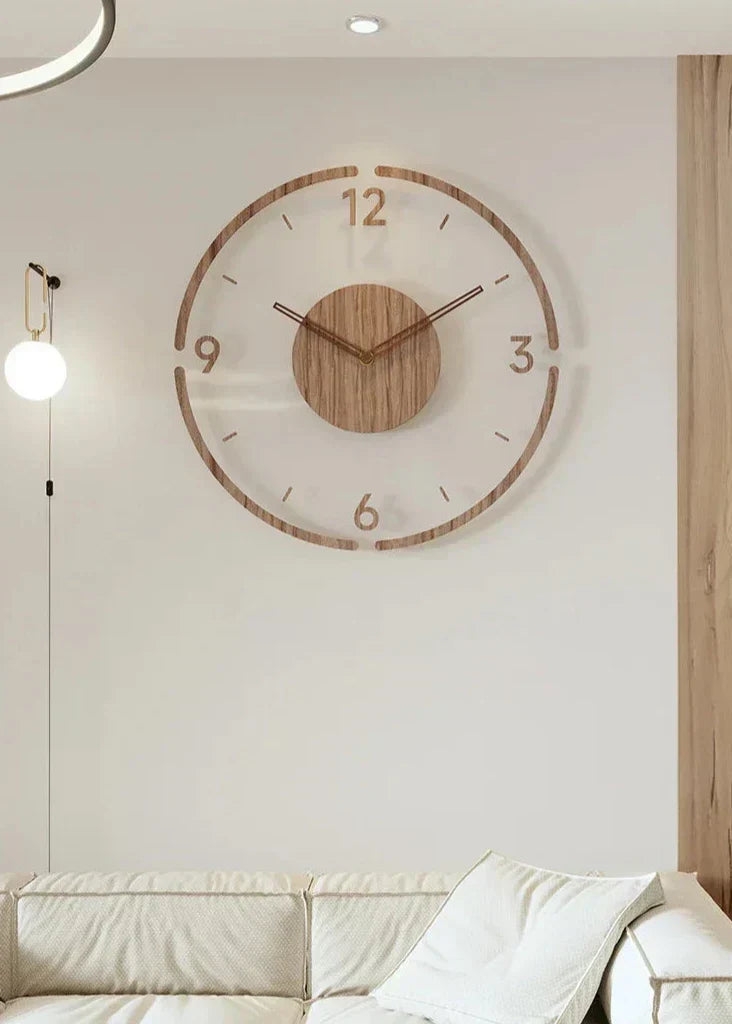 Moderne Houten Wandklok