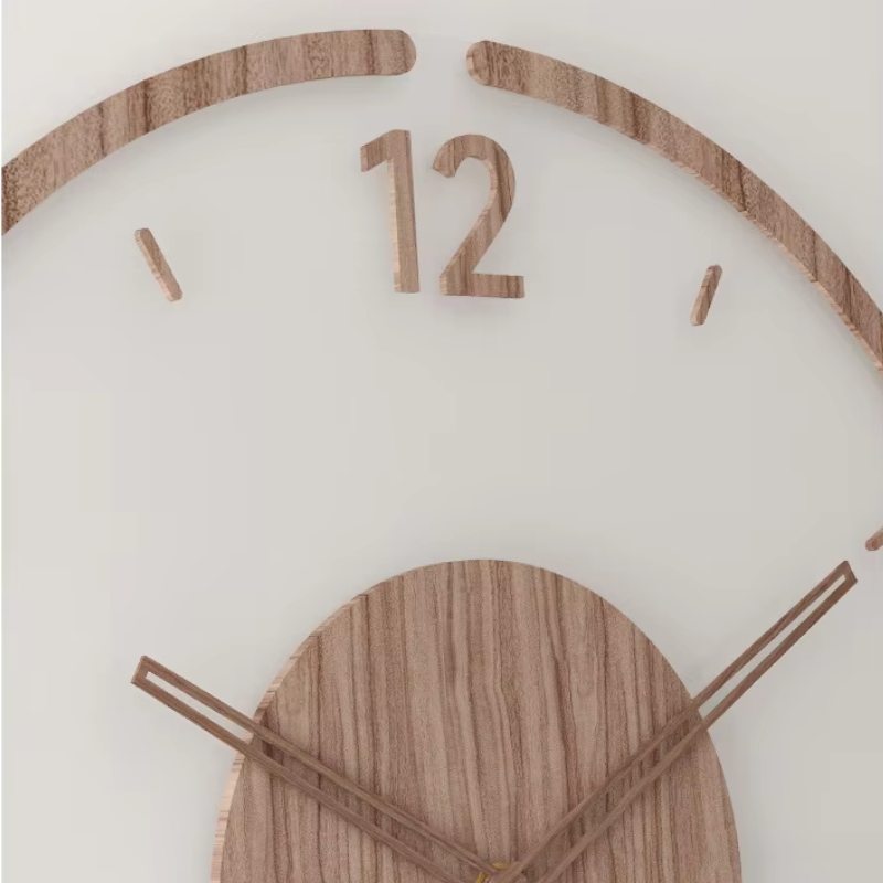 Moderne Houten Wandklok