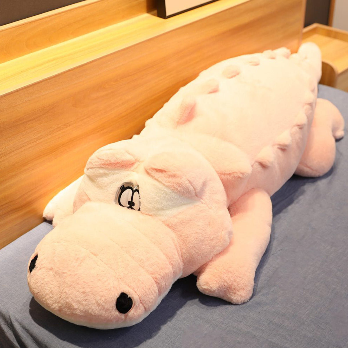 Reusachtige krokodil knuffel