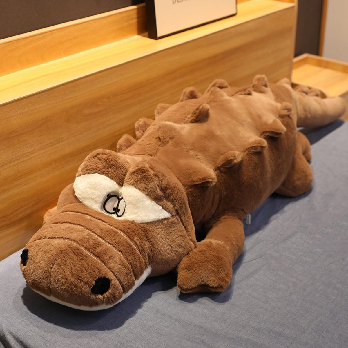 Reusachtige krokodil knuffel