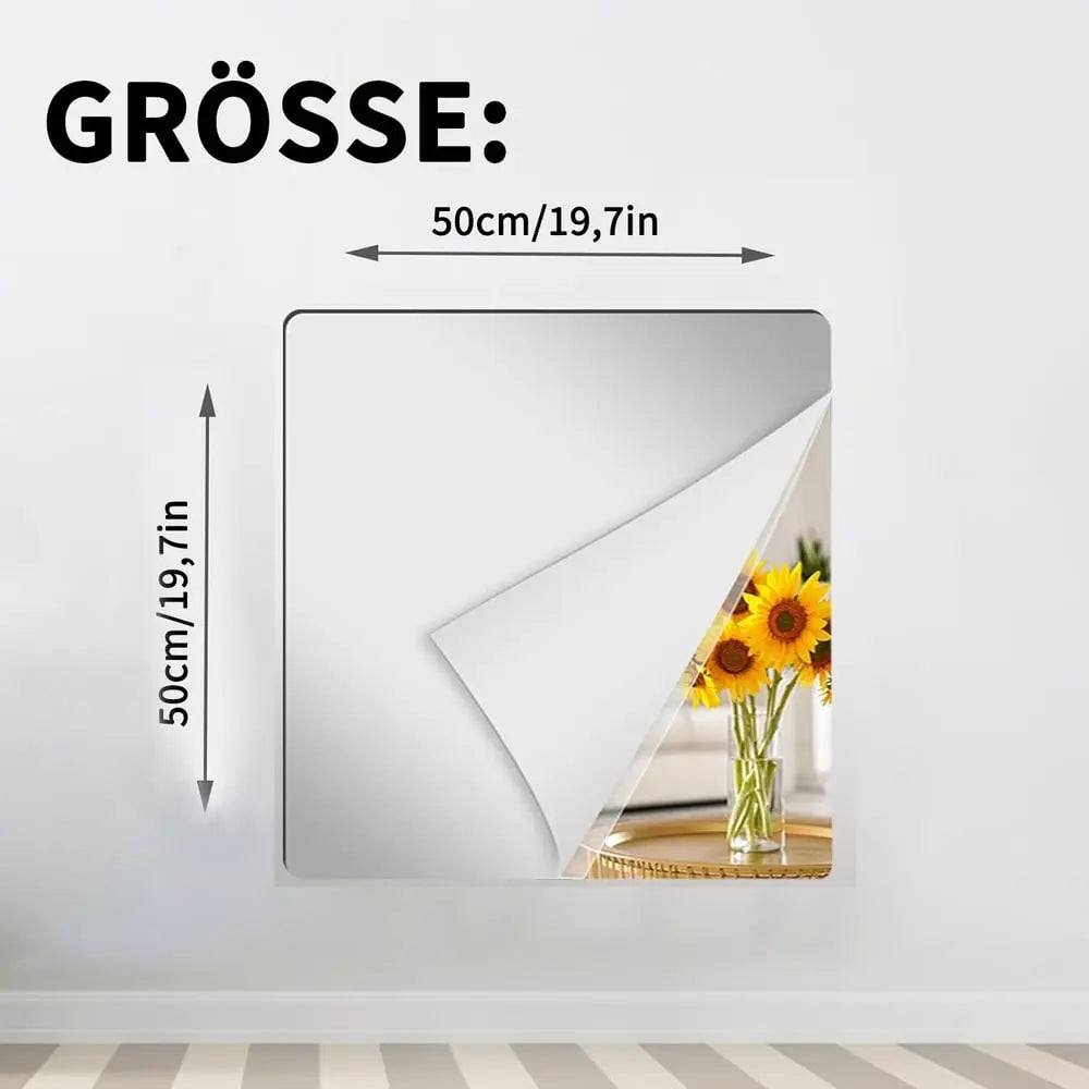 Flexibele onbreekbare spiegelfolie