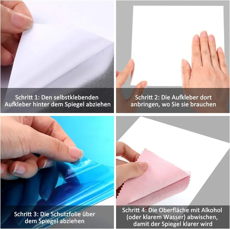 Flexibele onbreekbare spiegelfolie