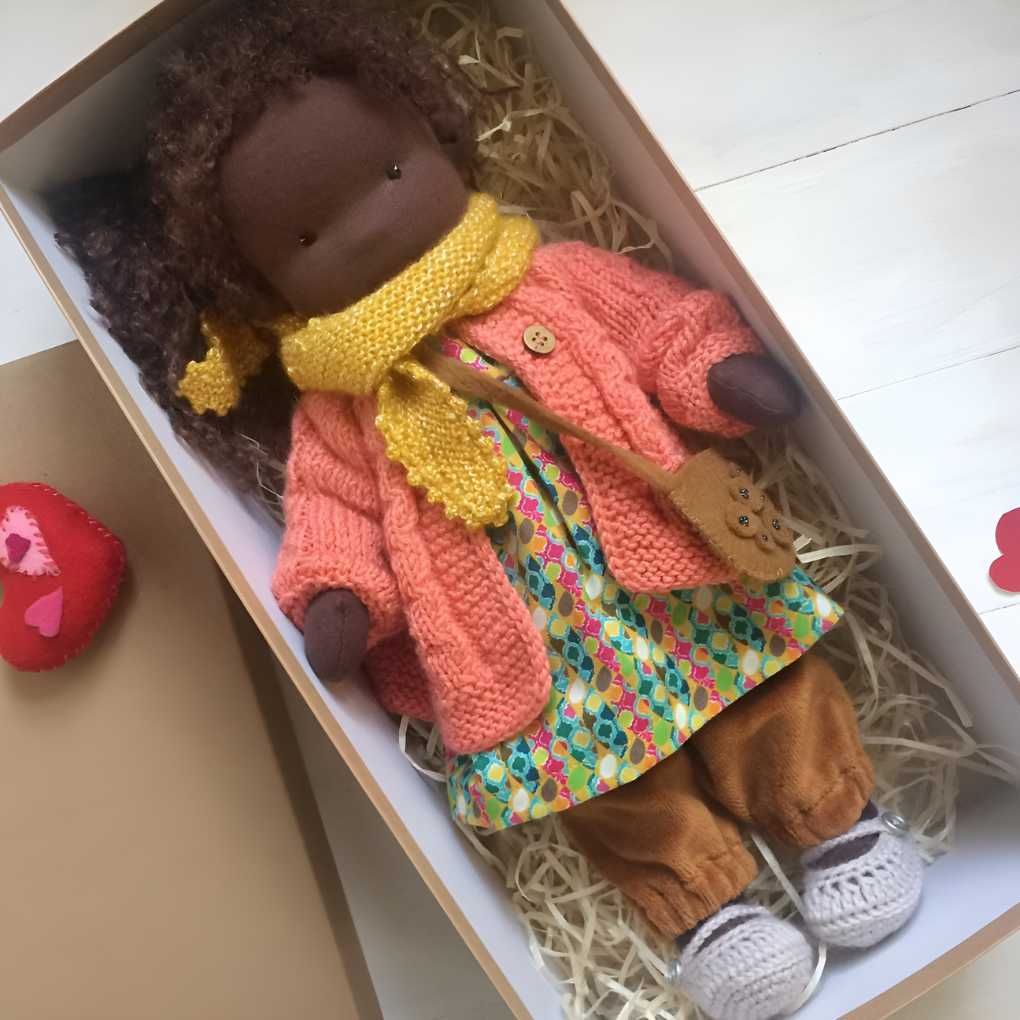 Waldorf Ragpop Open Gezicht Ontwerp