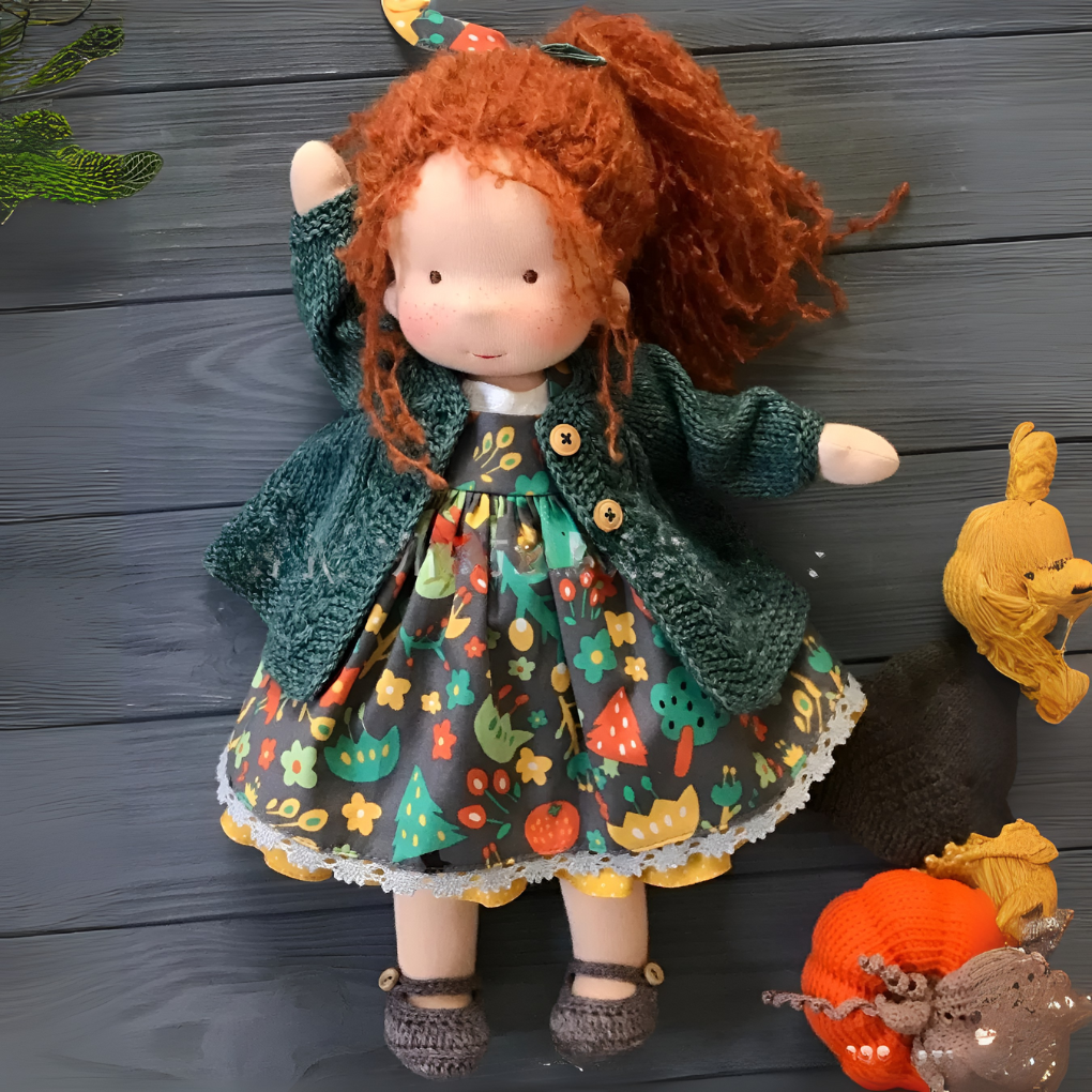 Waldorf Ragpop Open Gezicht Ontwerp