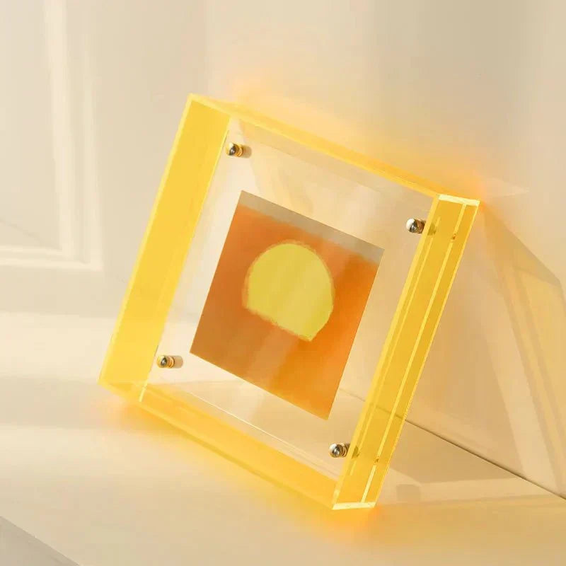 Zwevende acryl fotolijst