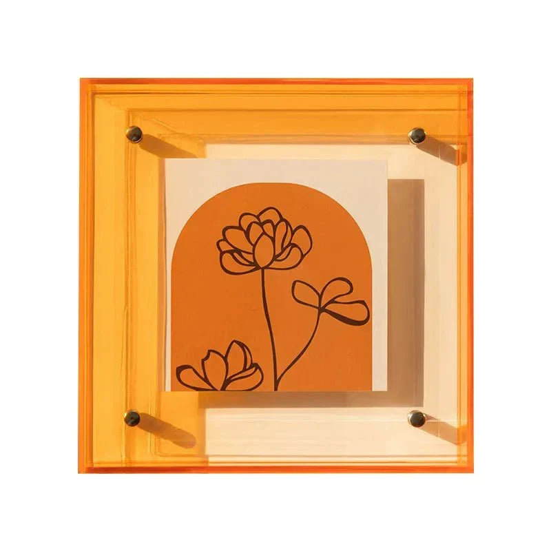 Zwevende acryl fotolijst